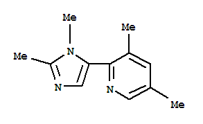 Pyridine, 2-(1,2-dimethyl-1h-imidazol-5-yl)-3,5-dimethyl-(9ci) Structure,771541-03-8Structure