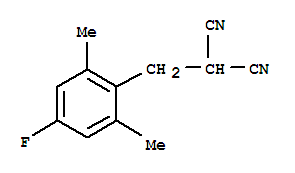 Propanedinitrile, [(4-fluoro-2,6-dimethylphenyl)methyl]-(9ci) Structure,771562-25-5Structure