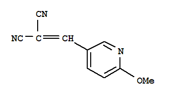 Propanedinitrile, [(6-methoxy-3-pyridinyl)methylene]-(9ci) Structure,771566-70-2Structure