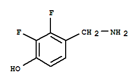 Phenol, 4-(aminomethyl)-2,3-difluoro-(9ci) Structure,771571-86-9Structure