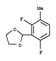 1,3-Dioxolane,2-(2,6-difluoro-3-methylphenyl)-(9ci) Structure,773093-06-4Structure