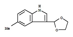 1H-indole,3-(1,3-dioxolan-2-yl)-5-methyl-(9ci) Structure,773094-42-1Structure