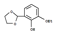 Phenol, 2-(1,3-dioxolan-2-yl)-6-ethoxy-(9ci) Structure,773101-12-5Structure