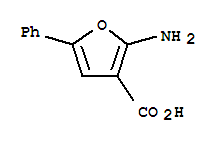 3-Furancarboxylicacid,2-amino-5-phenyl-(9ci) Structure,773108-73-9Structure