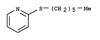 Pyridine, 2-(hexylthio)-(9ci) Structure,77326-92-2Structure