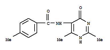 Benzamide, n-(1,4-dihydro-2,6-dimethyl-4-oxo-5-pyrimidinyl)-4-methyl-(9ci) Structure,773834-81-4Structure