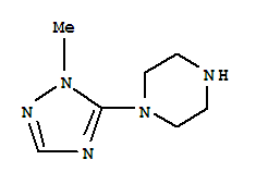 Piperazine, 1-(1-methyl-1h-1,2,4-triazol-5-yl)-(9ci) Structure,774130-76-6Structure