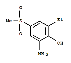 Phenol, 2-amino-6-ethyl-4-(methylsulfonyl)-(9ci) Structure,774137-00-7Structure