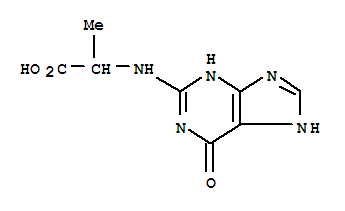 Alanine, n-(6,7-dihydro-6-oxo-1h-purin-2-yl)-(9ci) Structure,774156-67-1Structure