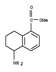 1-Naphthalenecarboxylicacid,5-amino-5,6,7,8-tetrahydro-,methylester(9ci) Structure,774518-42-2Structure