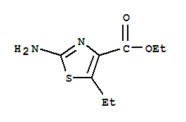 4-Thiazolecarboxylicacid,2-amino-5-ethyl-,ethylester(9ci) Structure,77505-81-8Structure