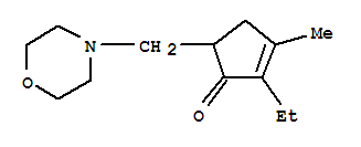 2-Cyclopenten-1-one,2-ethyl-3-methyl-5-(4-morpholinylmethyl)-(9ci) Structure,775225-37-1Structure