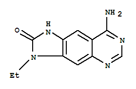 2H-imidazo[4,5-g]quinazolin-2-one,8-amino-3-ethyl-1,3-dihydro-(9ci) Structure,775261-38-6Structure