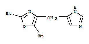 Oxazole, 2,5-diethyl-4-(1h-imidazol-4-ylmethyl)-(9ci) Structure,775272-13-4Structure