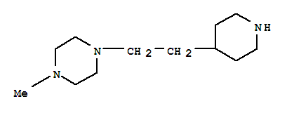 Piperazine, 1-methyl-4-[2-(4-piperidinyl)ethyl]-(9ci) Structure,775288-46-5Structure