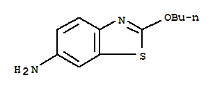 6-Benzothiazolamine,2-butoxy-(9ci) Structure,77563-28-1Structure