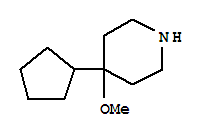 Piperidine, 4-cyclopentyl-4-methoxy-(9ci) Structure,776292-08-1Structure