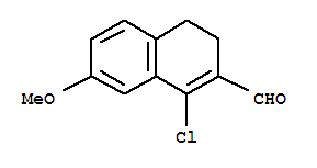 1-Chloro-7-methoxy-3,4-dihydro-naphthalene-2-carbaldehyde Structure,77664-95-0Structure