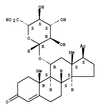 11Alpha-hydroxyprogesterone 11-glucuronide Structure,77710-64-6Structure