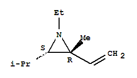 Aziridine, 2-ethenyl-1-ethyl-2-methyl-3-(1-methylethyl)-, cis-(9ci) Structure,77717-83-0Structure