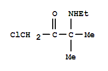 2-Butanone, 1-chloro-3-(ethylamino)-3-methyl- Structure,777790-71-3Structure