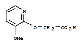 Acetic acid, [(3-methoxy-2-pyridinyl)oxy]-(9ci) Structure,777829-60-4Structure