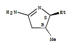 2H-pyrrol-5-amine,2-ethyl-3,4-dihydro-3-methyl-,(2r,3s)-rel-(9ci) Structure,777837-84-0Structure