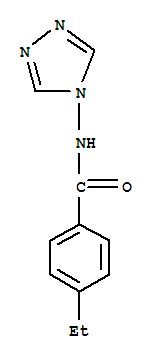 Benzamide, 4-ethyl-n-4h-1,2,4-triazol-4-yl-(9ci) Structure,777874-30-3Structure