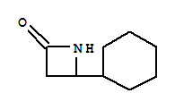 2-Azetidinone,4-cyclohexyl-(9ci) Structure,777884-92-1Structure