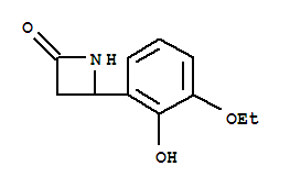 2-Azetidinone,4-(3-ethoxy-2-hydroxyphenyl)-(9ci) Structure,777885-74-2Structure