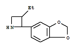 Azetidine, 2-(1,3-benzodioxol-5-yl)-3-ethyl-(9ci) Structure,777888-45-6Structure