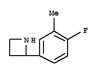 Azetidine, 2-(4-fluoro-3-methylphenyl)-(9ci) Structure,777888-90-1Structure