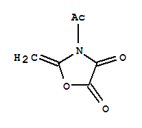 4,5-Oxazolidinedione, 3-acetyl-2-methylene-(9ci) Structure,77903-65-2Structure