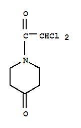 4-Piperidinone, 1-(dichloroacetyl)-(9ci) Structure,77919-40-5Structure