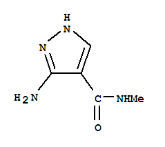 1H-pyrazole-4-carboxamide,3-amino-n-methyl-(9ci) Structure,77937-05-4Structure