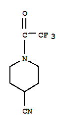 1-(2,2,2-Trifluoroacetyl)piperidine-4-carbonitrile Structure,77940-79-5Structure