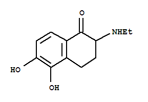 1(2H)-naphthalenone, 2-(ethylamino)-3,4-dihydro-5,6-dihydroxy-(9ci) Structure,779980-63-1Structure