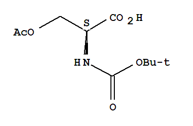 Boc-o-acetyl-l-serine dicyclohexylammonium salt Structure,7801-80-1Structure