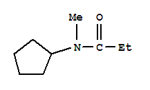 Propanamide, n-cyclopentyl-n-methyl-(9ci) Structure,78021-82-6Structure