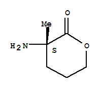 2H-pyran-2-one,3-aminotetrahydro-3-methyl-,(s)-(9ci) Structure,780728-75-8Structure