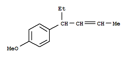 Anisole, p-1-ethyl-2-butenyl-(5ci) Structure,780772-10-3Structure