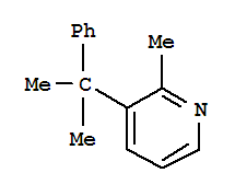 Pyridine, 2-methyl-3-(1-methyl-1-phenylethyl)-(9ci) Structure,780801-44-7Structure