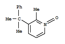 Pyridine, 2-methyl-3-(1-methyl-1-phenylethyl)-, 1-oxide (9ci) Structure,780801-45-8Structure