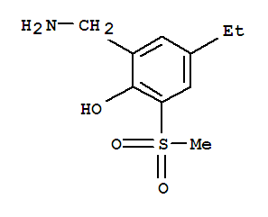 Phenol, 2-(aminomethyl)-4-ethyl-6-(methylsulfonyl)-(9ci) Structure,781570-06-7Structure