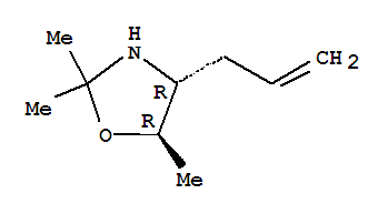 Oxazolidine, 2,2,5-trimethyl-4-(2-propenyl)-, (4r-trans)-(9ci) Structure,781579-91-7Structure