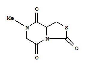 3H-thiazolo[3,4-a]pyrazine-3,5,8-trione,tetrahydro-7-methyl-(9ci) Structure,781648-42-8Structure