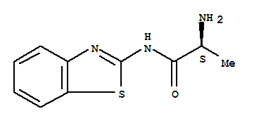 Propanamide, 2-amino-n-2-benzothiazolyl-, (s)-(9ci) Structure,78221-03-1Structure