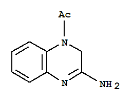 2-Quinoxalinamine, 4-acetyl-3,4-dihydro-(9ci) Structure,782428-50-6Structure