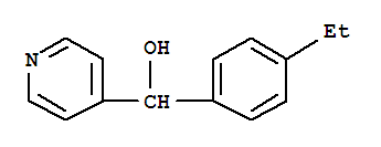 4-Pyridinemethanol,alpha-(4-ethylphenyl)-(9ci) Structure,782504-43-2Structure