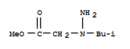 Acetic acid, [1-(2-methylpropyl)hydrazino]-, methyl ester (9ci) Structure,783292-57-9Structure